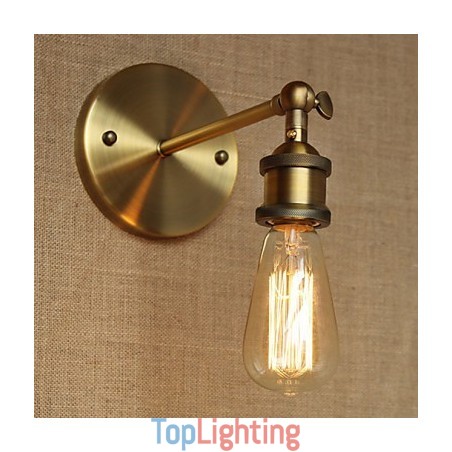 American Bar Cafe Restaurant Bedside Minimalist Aisle Bronze Wrought Iron Wall Sconce American Bar Cafe Restaurant Bedside Minimalist Aisle Bronze Wrought Iron Wall Sconce