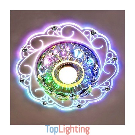 Crystal Ceiling Lamp Spotlight SMD 3W Creative Lamp Tube Light Colorful Color Dome Light Crystal Ceiling Lamp Spotlight SMD 3W Creative Lamp Tube Light Colorful Color Dome Light