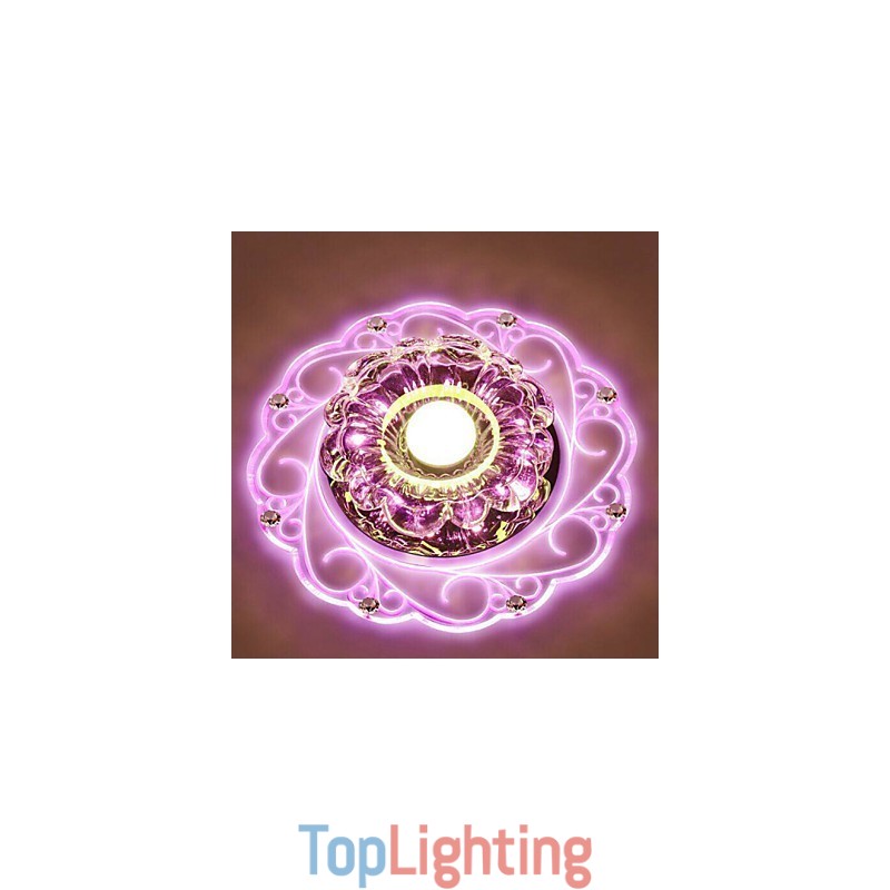 Crystal Ceiling Lamp Spotlight SMD 3W Creative Lamp Tube Light Colorful Color Dome Light