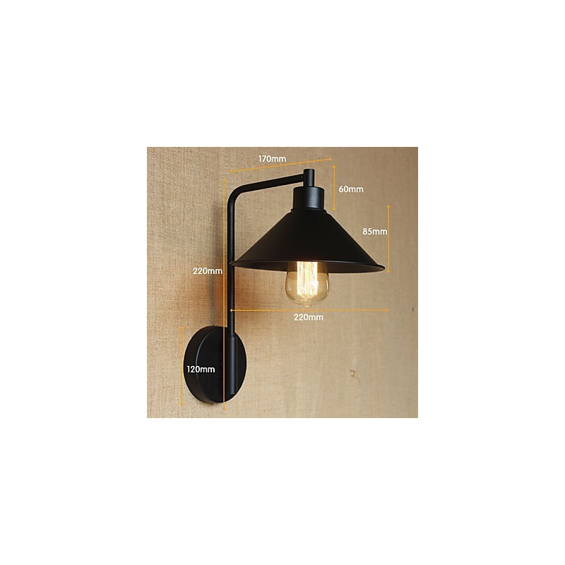 Modern Minimalist Aisle Warehouse Balcony Porch Iron Decorative Wall Sconce