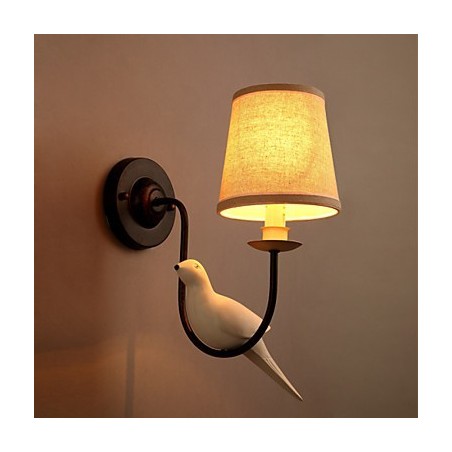 Northern American Birds European Creative Cloth Art Wall Lamp Lights Northern American Birds European Creative Cloth Art Wall Lamp Lights