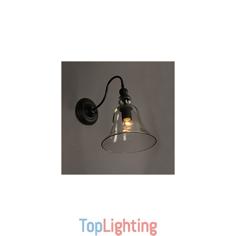 Creative Garden Light Crystal Wall Lamp Bell Restoring Ancient Ways Light
