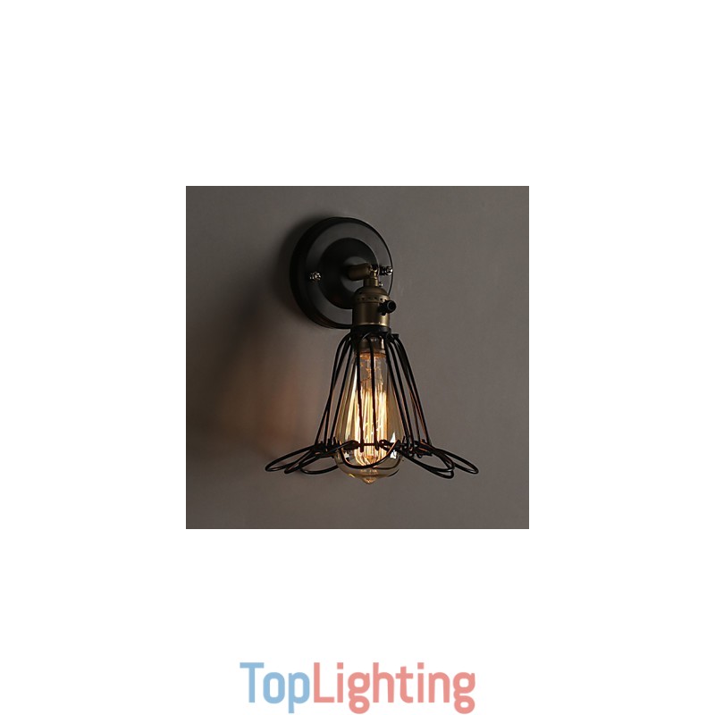 American Country Loft Restoring Ancient Ways Wall Lamp Wrought Iron Wall Lamp Light