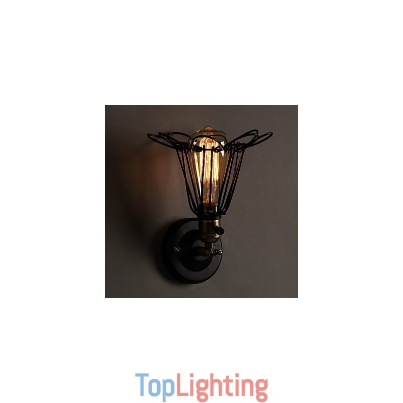 American Country Loft Restoring Ancient Ways Wall Lamp Wrought Iron Wall Lamp Light