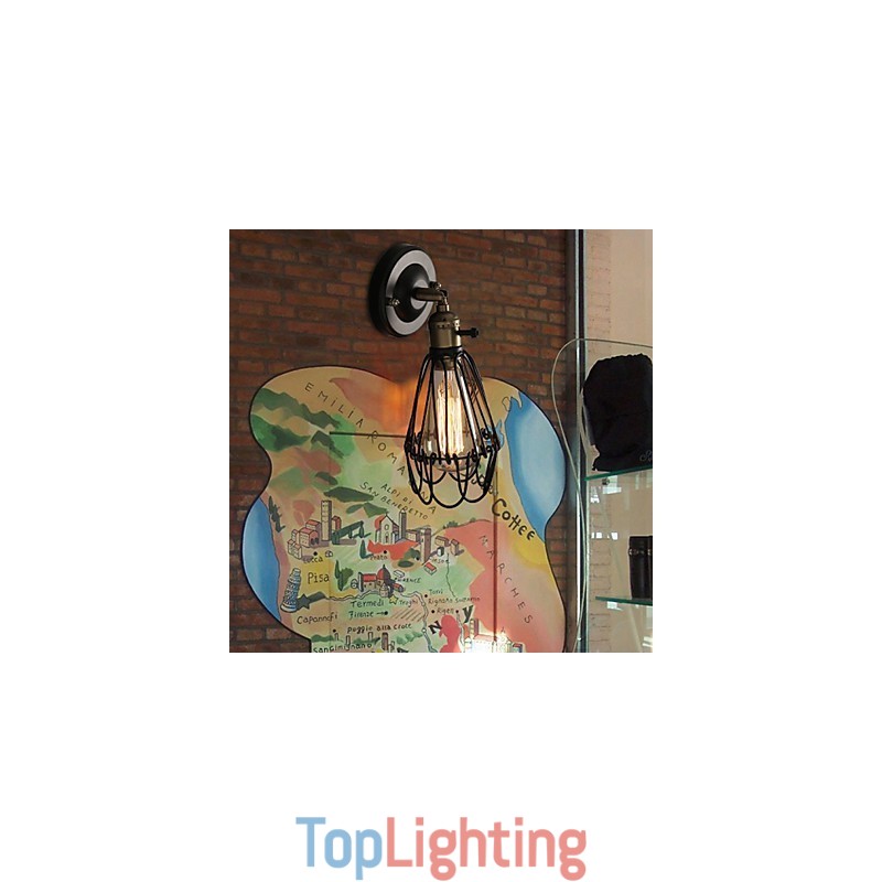 American Country Loft Restoring Ancient Ways Wall Lamp Wrought Iron Wall Lamp Light