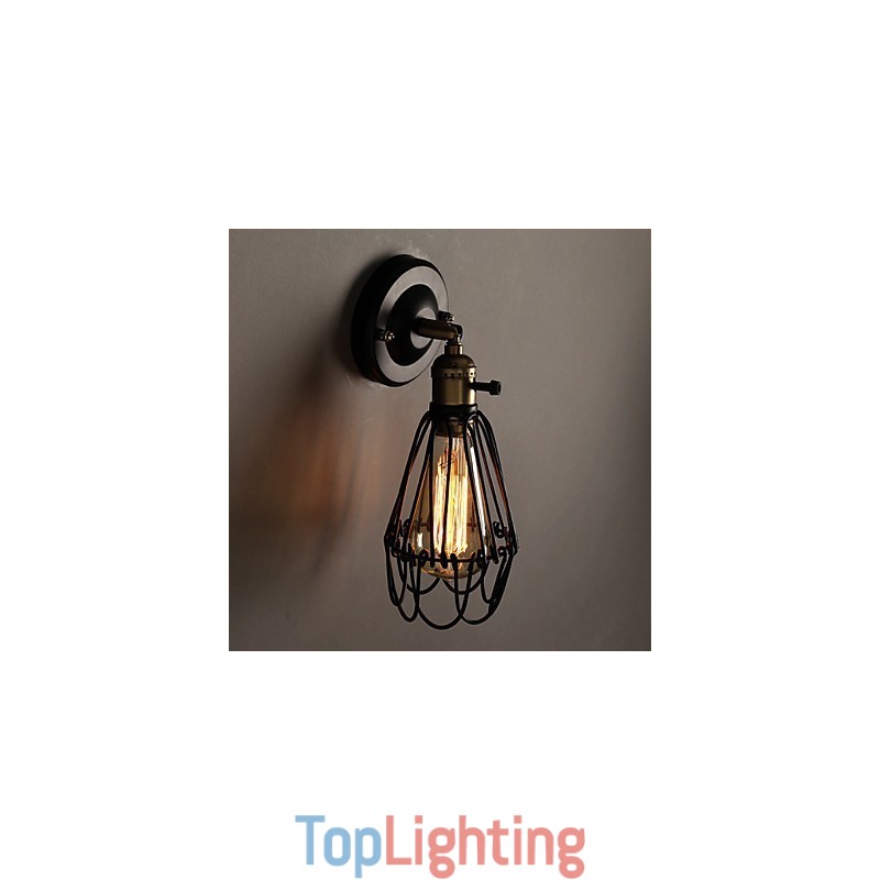 American Country Loft Restoring Ancient Ways Wall Lamp Wrought Iron Wall Lamp Light