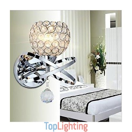 Single Head Crystal Wall Lamp