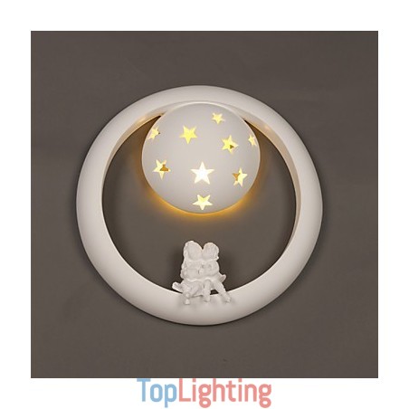 Sweet Pastoral Gypsum Fun Children Room Porch Wall Lamp Lights Sweet Pastoral Gypsum Fun Children Room Porch Wall Lamp Lights