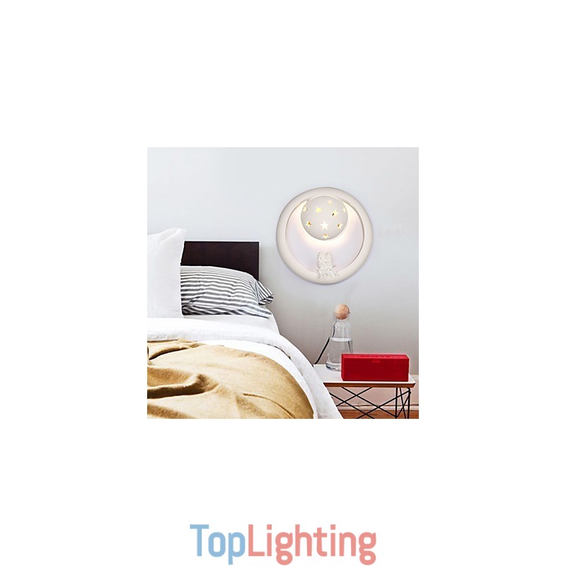 Sweet Pastoral Gypsum Fun Children Room Porch Wall Lamp Lights