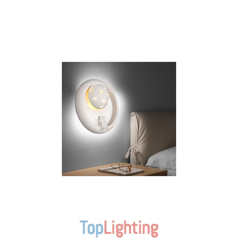 Sweet Pastoral Gypsum Fun Children Room Porch Wall Lamp Lights