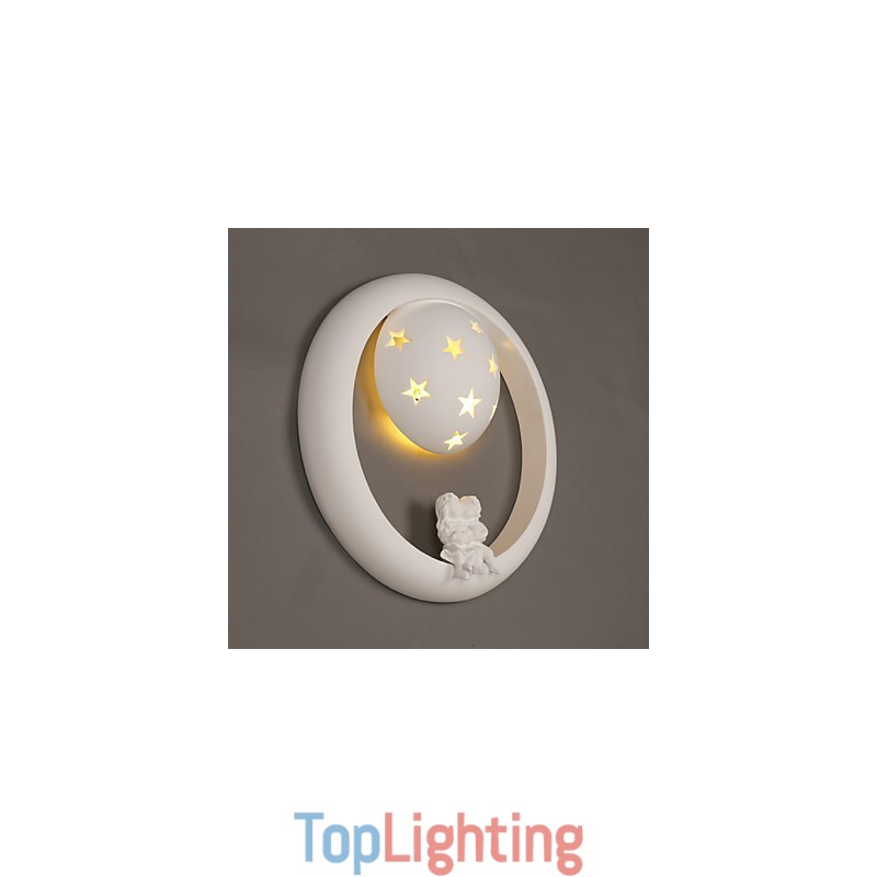 Sweet Pastoral Gypsum Fun Children Room Porch Wall Lamp Lights