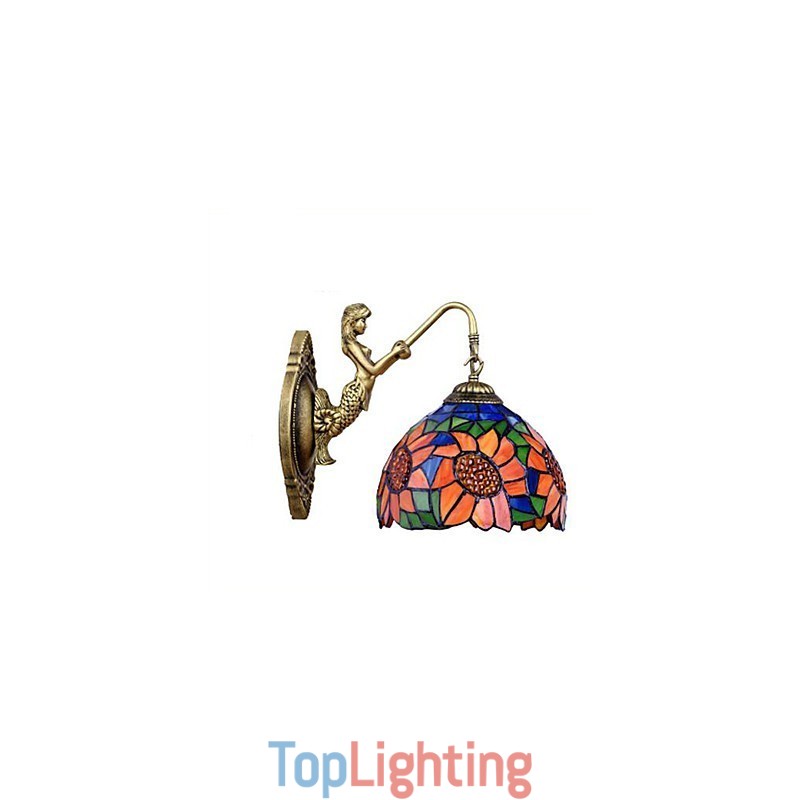 Christmas European Contracted Rural Creative Wrought Iron Wall Lamp Lights