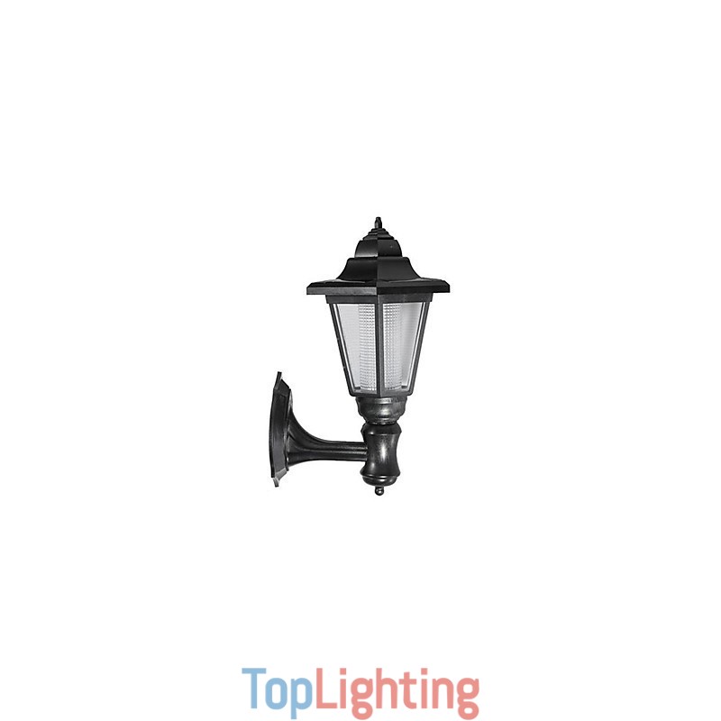 Solar Powered Outdoor Garden Path Yard Security Wall Light Landscape Lamp