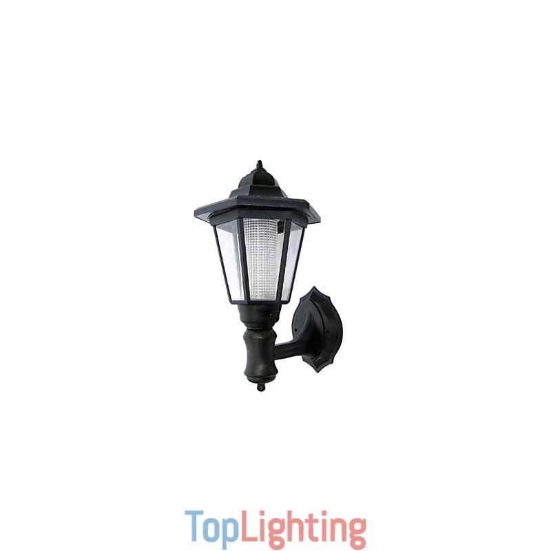 Solar Powered Outdoor Garden Path Yard Security Wall Light Landscape Lamp