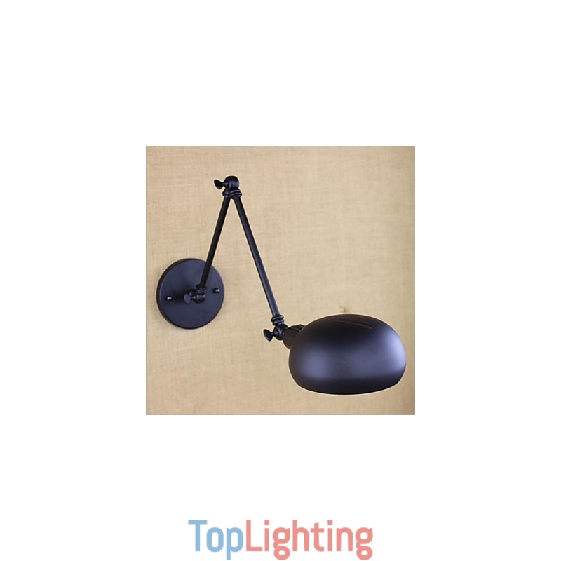 Long Arm Double Festival Restoring Ancient Ways Wrought Iron Wall Lamp Personality