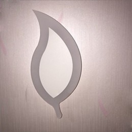 Creative Simple Fashion ModernAcrylic Contracted Wall Lamp Alloy Small Leaves Light