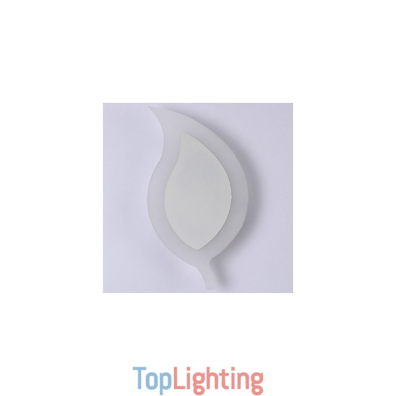 Creative Simple Fashion ModernAcrylic Contracted Wall Lamp Alloy Small Leaves Light
