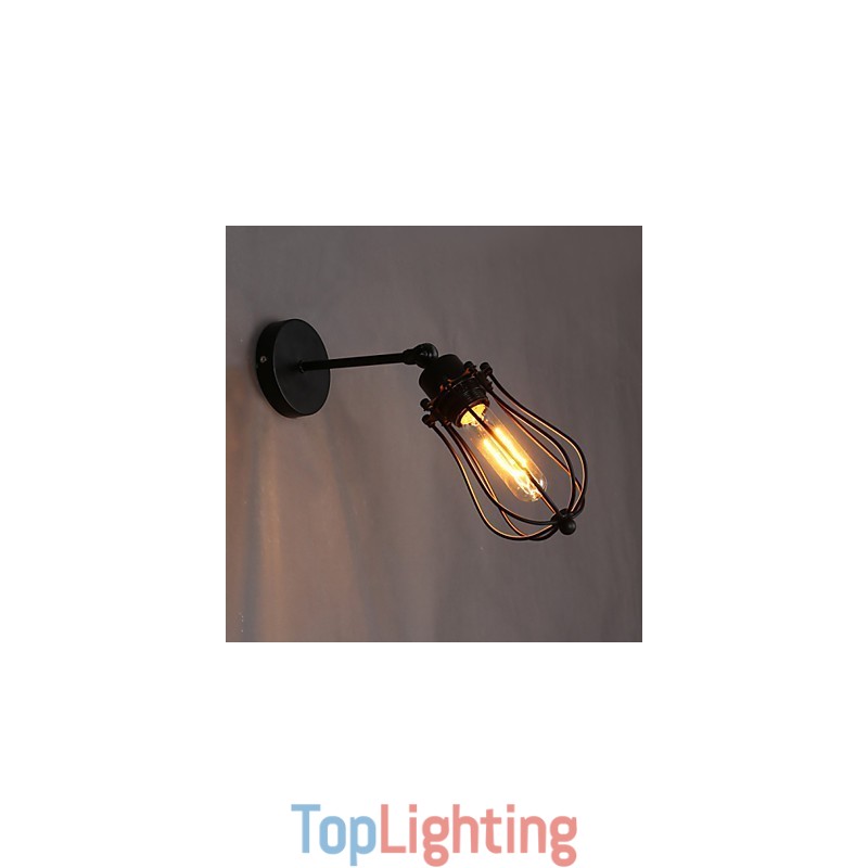 Creative Personality Decorative Wrought Iron Retro Grapefruit Wall Lamp