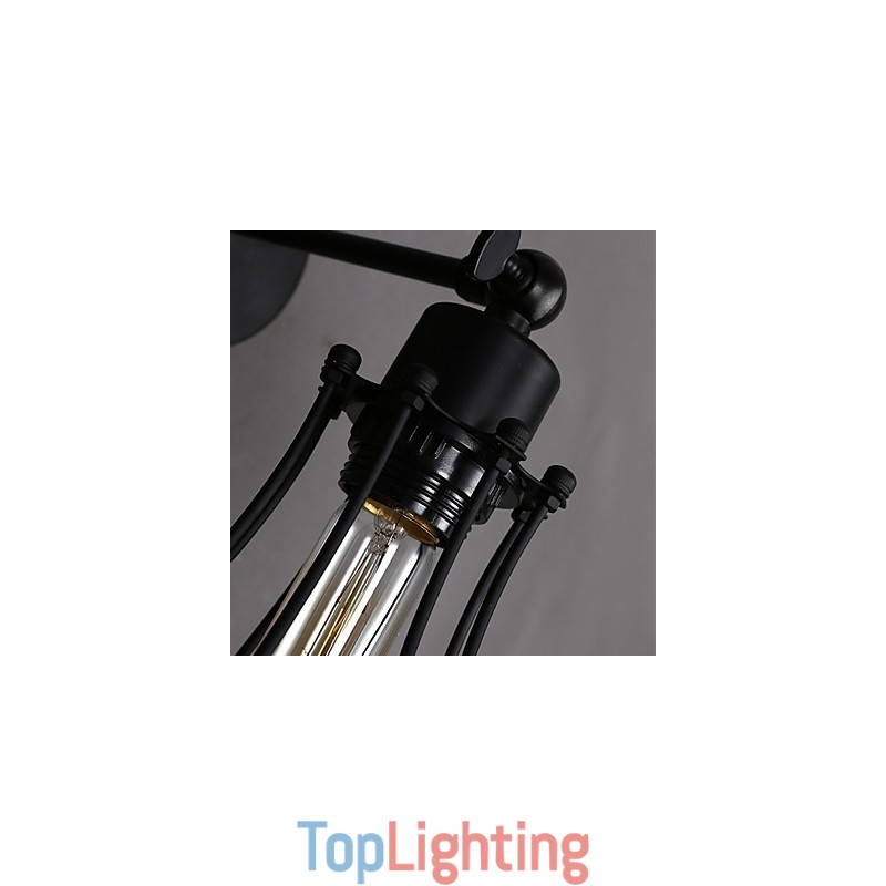 Creative Personality Decorative Wrought Iron Retro Grapefruit Wall Lamp