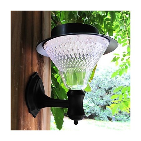 Outdoor Solar Power White Villa Wall Mount Garden Courtyard Door Path Light Lamp Outdoor Solar Power White Villa Wall Mount Garden Courtyard Door Path Light Lamp