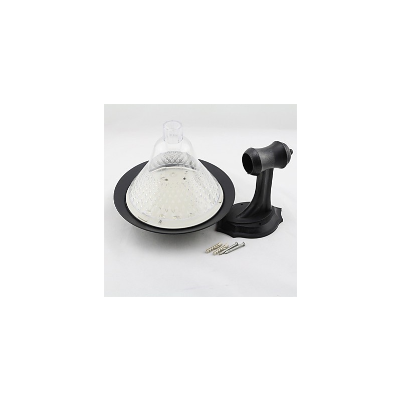 Outdoor Solar Power White Villa Wall Mount Garden Courtyard Door Path Light Lamp
