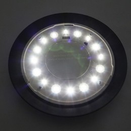Outdoor Solar Power White Villa Wall Mount Garden Courtyard Door Path Light Lamp
