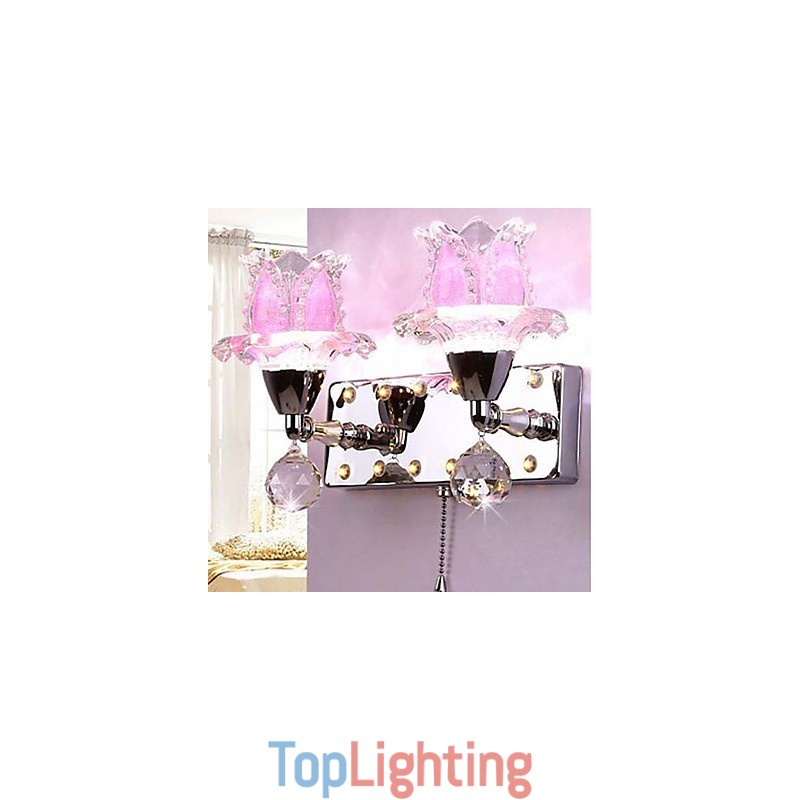 Creative Contemporary And Contracted Creative Crystal Wall Lamp Lights