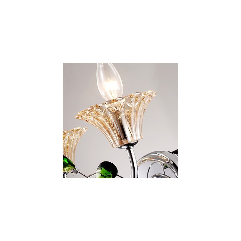 European Style Creative Contemporary And Contracted Crystal Wall Lamp Lights