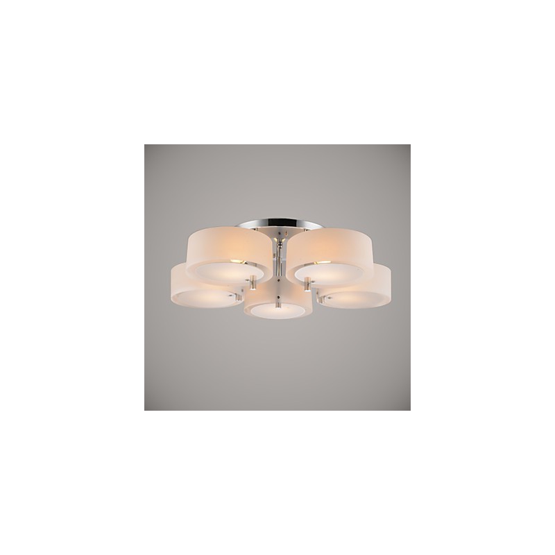 Flush Mount Modern Contemporary 5 Lights Ceiling Light Metal