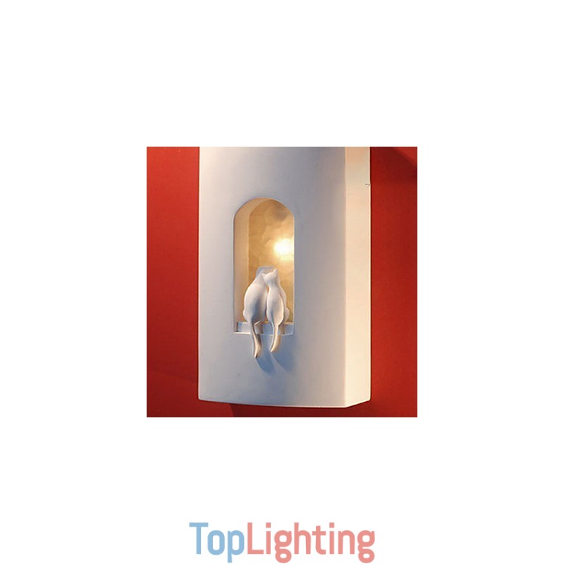 Fashion Warm Children Room Hanging Light Creative Kitty Plaster Wall Lamp Lights