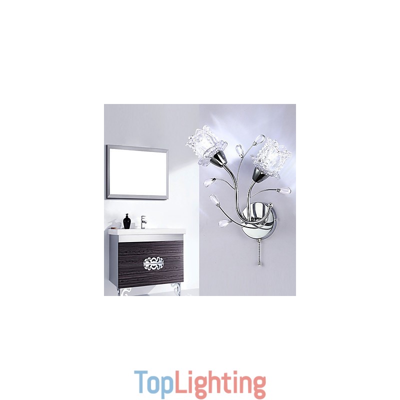 Creative Contemporary And Contracted Creative Crystal Wall Lamp Lights