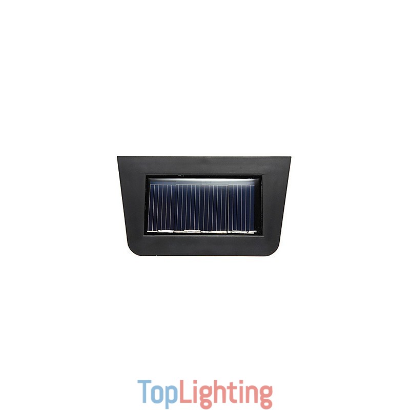 Warm Yellow Solar Powered Wall Mount 2 Lantern Light Deck Lamp