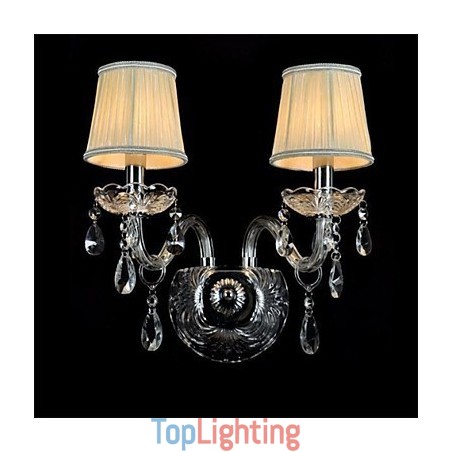 Crystal Mini Style Wall Sconces Candle Wall Lights Modern Contemporary Glass Crystal Mini Style Wall Sconces Candle Wall Lights Modern Contemporary Glass