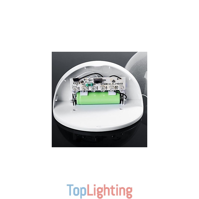 Solar Powered Lamp Outdoor Garden Light Automatic Sensor Activated Solar Light (White)
