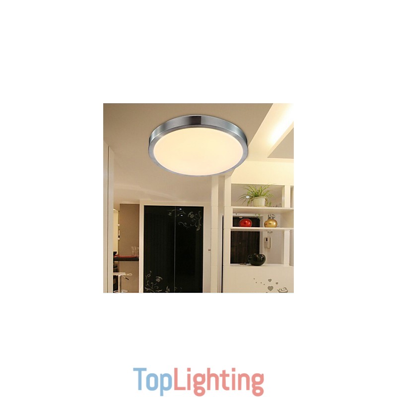 Flush Mount Lights 7W Light Round Simple Modern Diameter 20CM