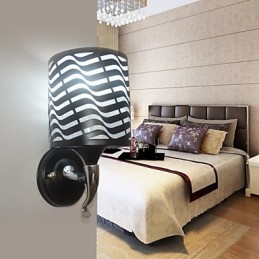 Wrought Iron Sheepskin Modern Wall Lamp Lights