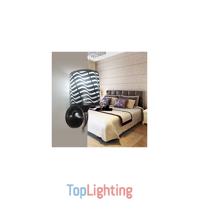 Wrought Iron Sheepskin Modern Wall Lamp Lights