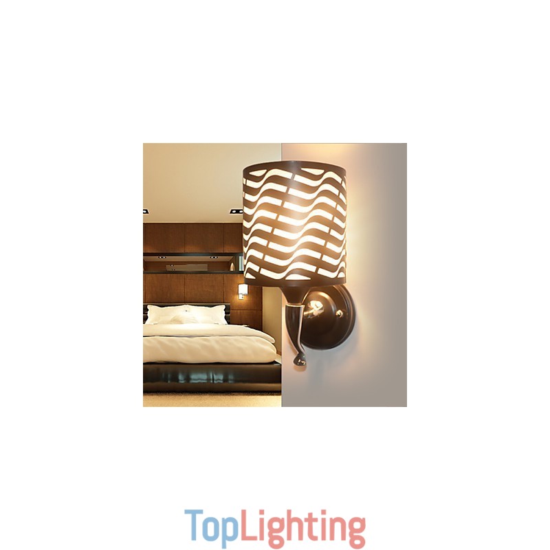 Wrought Iron Sheepskin Modern Wall Lamp Lights