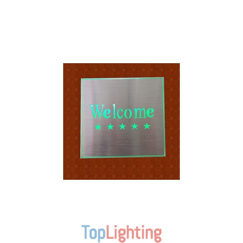 The Hotel Market Welcome Indicator Light Lamp Creative Bar Model Wall Sconces Metal