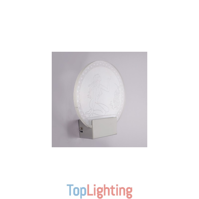 Acrylic Wall Lamp PVC Lamp Light Chip Modern Contemporary Metal 5W