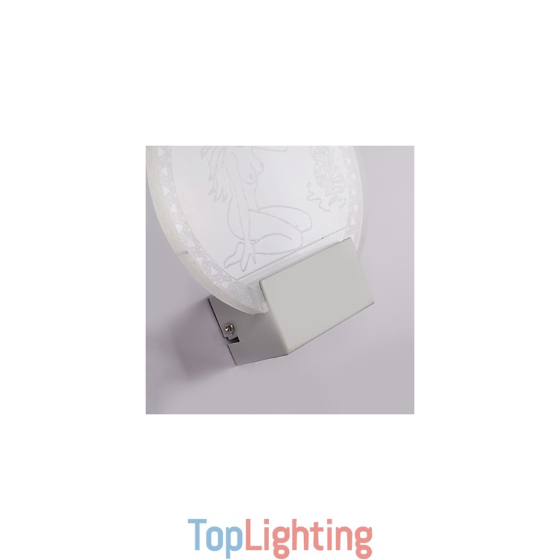 Acrylic Wall Lamp PVC Lamp Light Chip Modern Contemporary Metal 5W