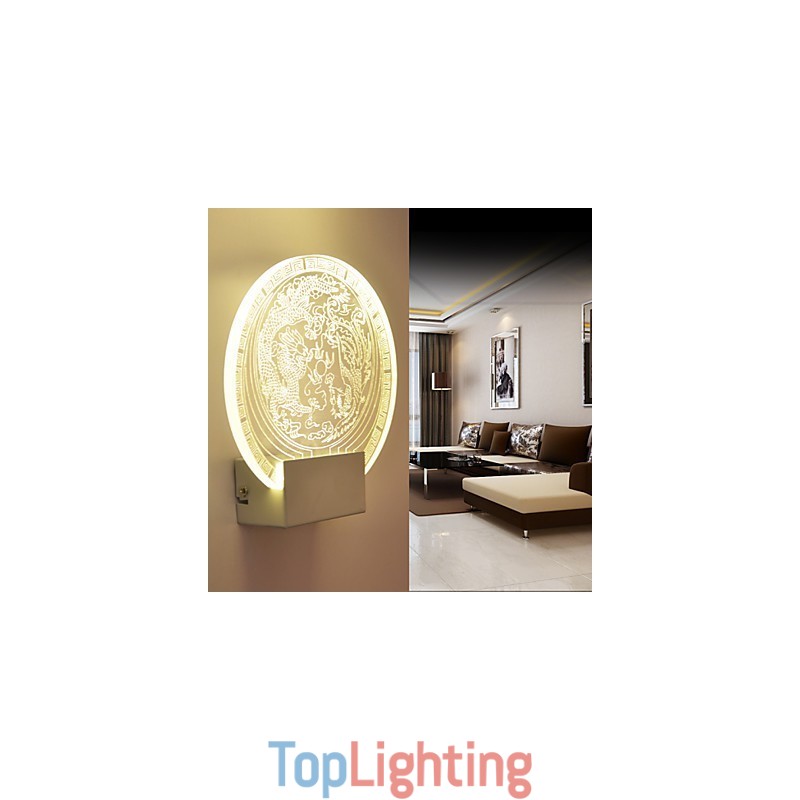Wall Sconces PVC Lamp Light Modern Contemporary Metal