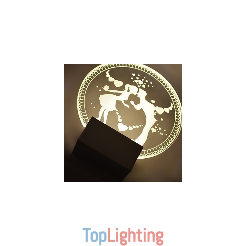 Acrylic Wall Lamp PVC Lamp Light Modern Contemporary Metal