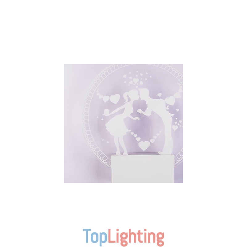 Acrylic Wall Lamp PVC Lamp Light Modern Contemporary Metal