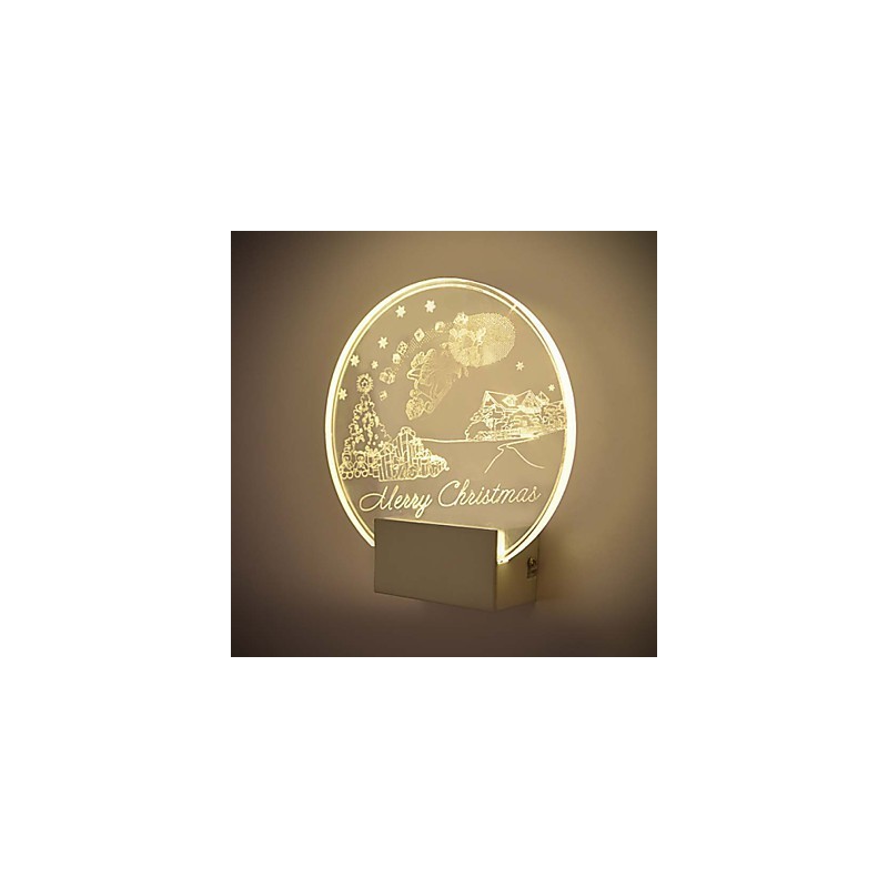 Acrylic Wall Lamp PVC Lamp Light Modern Contemporary Metal