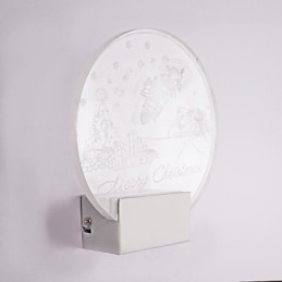 Acrylic Wall Lamp PVC Lamp Light Modern Contemporary Metal