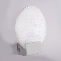 Acrylic Wall Lamp PVC Lamp Light Modern Contemporary Metal