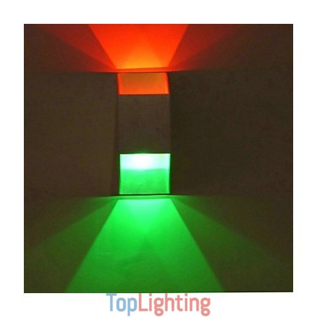 Double Trapezoidal Creative Bar Model Wall Sconces Modern Contemporary Metal