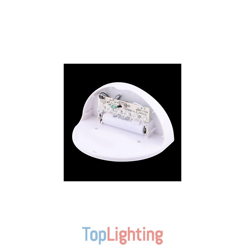 Solar Powered Waterproof IP55 Lamp White + Black