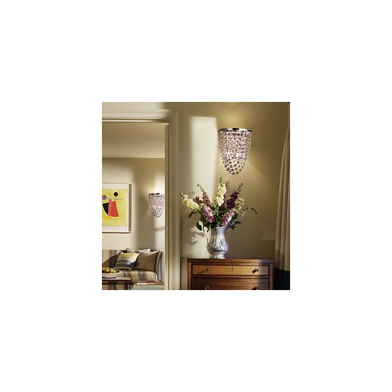 Crystal Wall Washers Modern Metal
